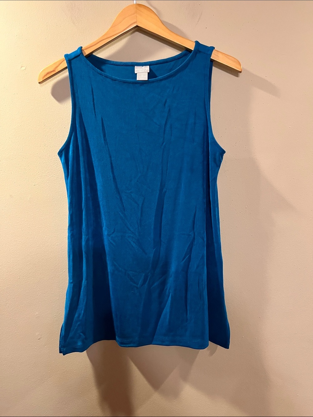 Chico's Bright Teal Blue Sleeveless Tank Top